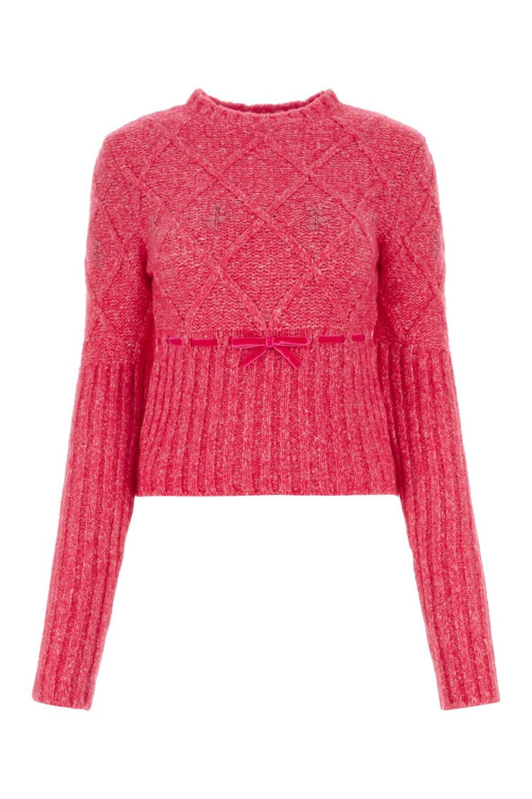 Cormio Fuchsia Wool Blend Sweater