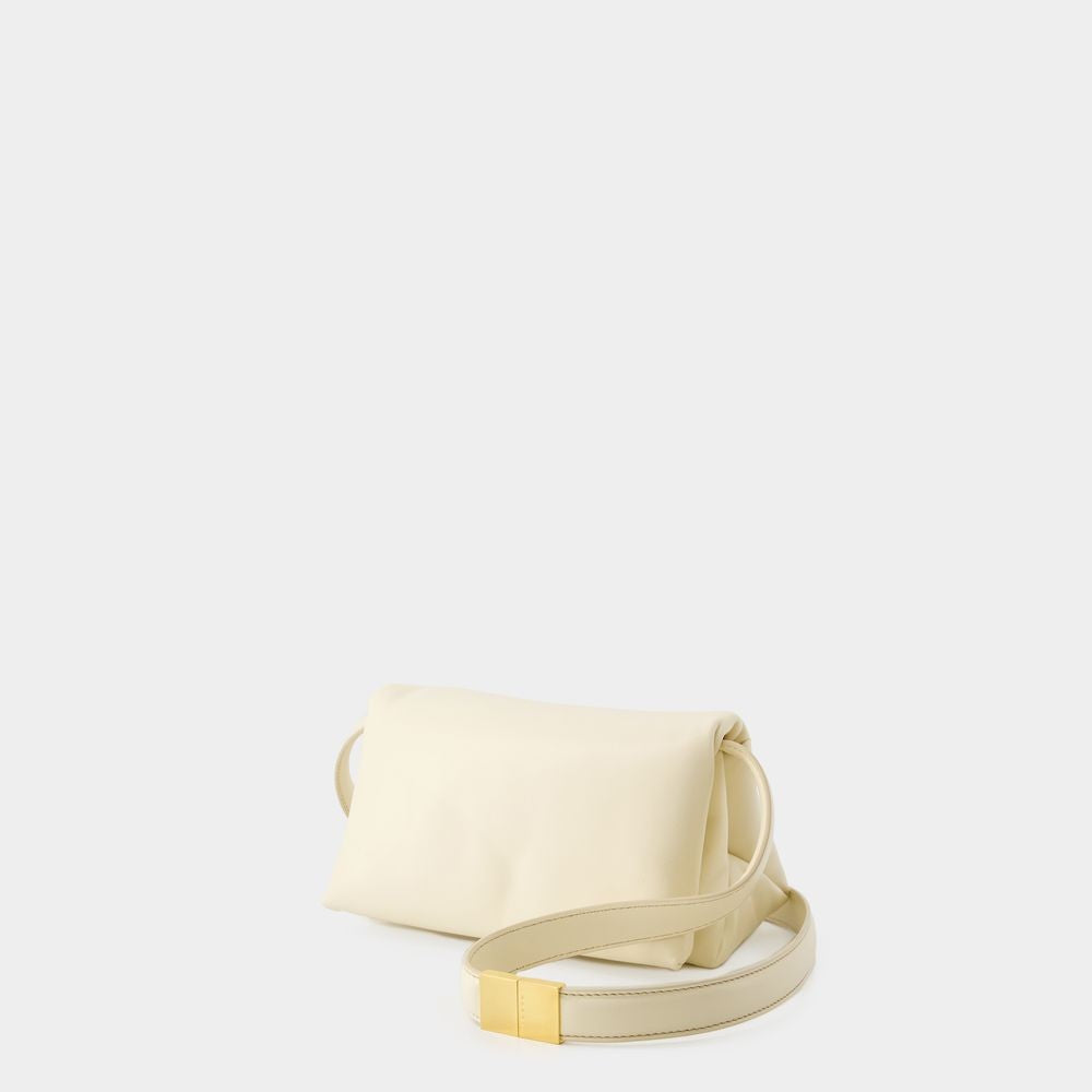 Marni Hobo Prisma Bag - Leather - Beige