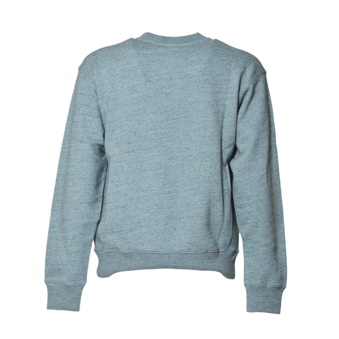 Kenzo Casual Crewneck Sweater In Soft Turquoise With Script Design