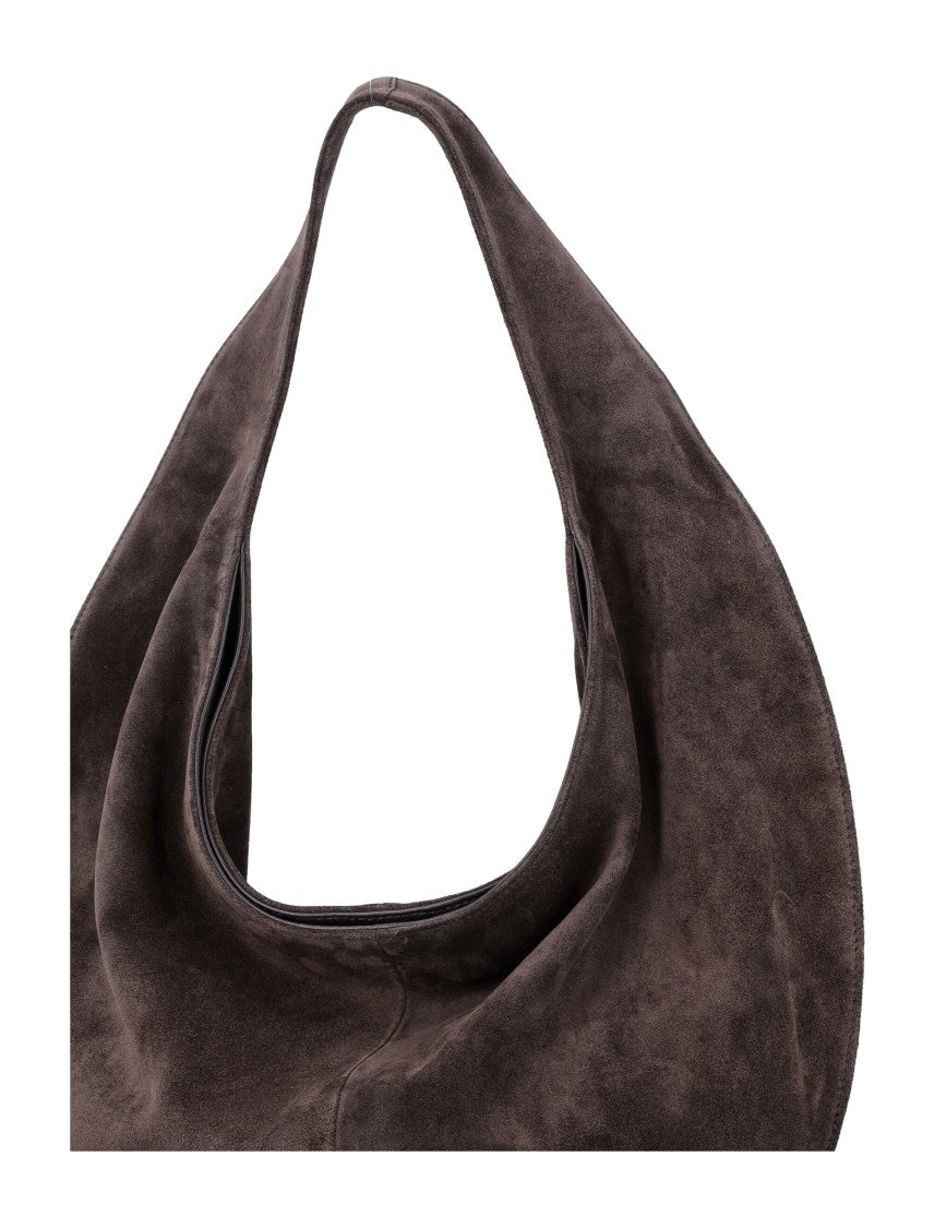 Maeden Rounded Suede Nappa Tote Bag
