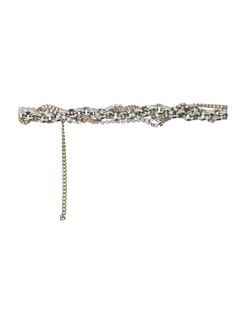 Justine Clenquet Celina Asymmetrical Multi-Layered Chain Necklace