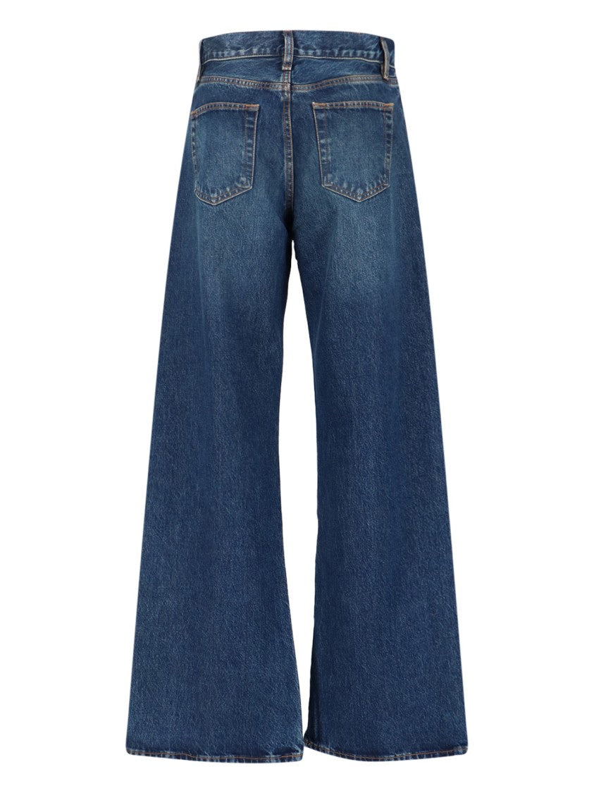 Frame Wide Jeans – Blue