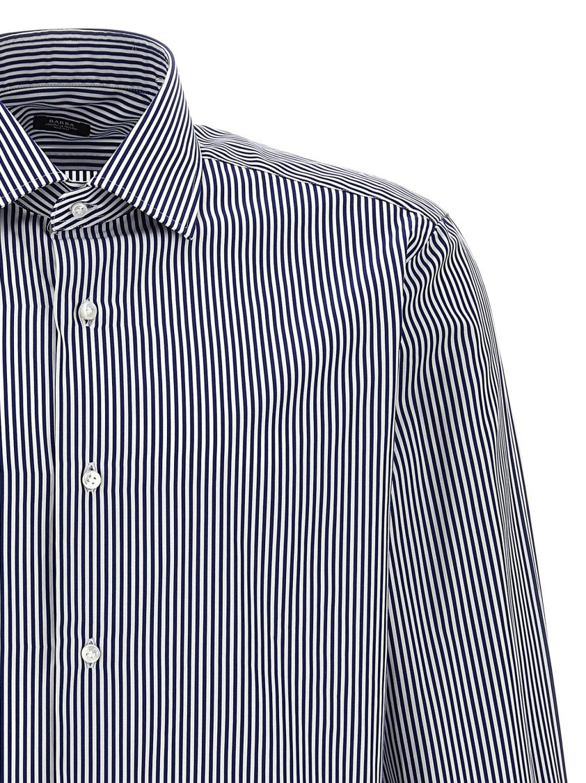 Barba Button-Down Striped Cotton Shirt