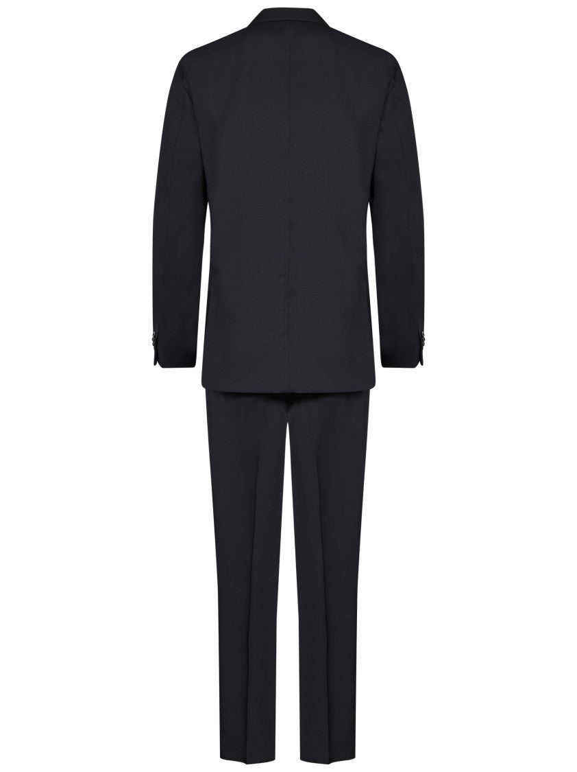 Boglioli Dark Blue Virgin Wool Suit