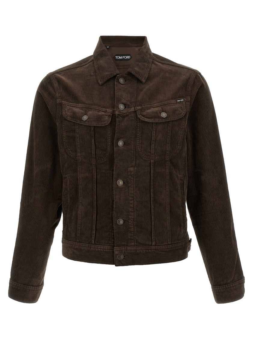 Tom Ford '12 Waves Cord Icon' Jacket