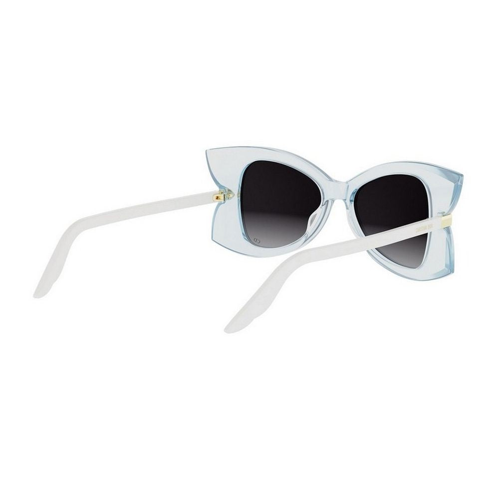 Dior Butterfly S1i Translucent Light Blue Acetate Butterfly Sunglasses