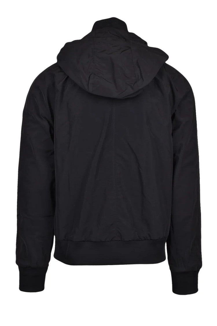 Palm Angels Monogram Nylon Coat - Black