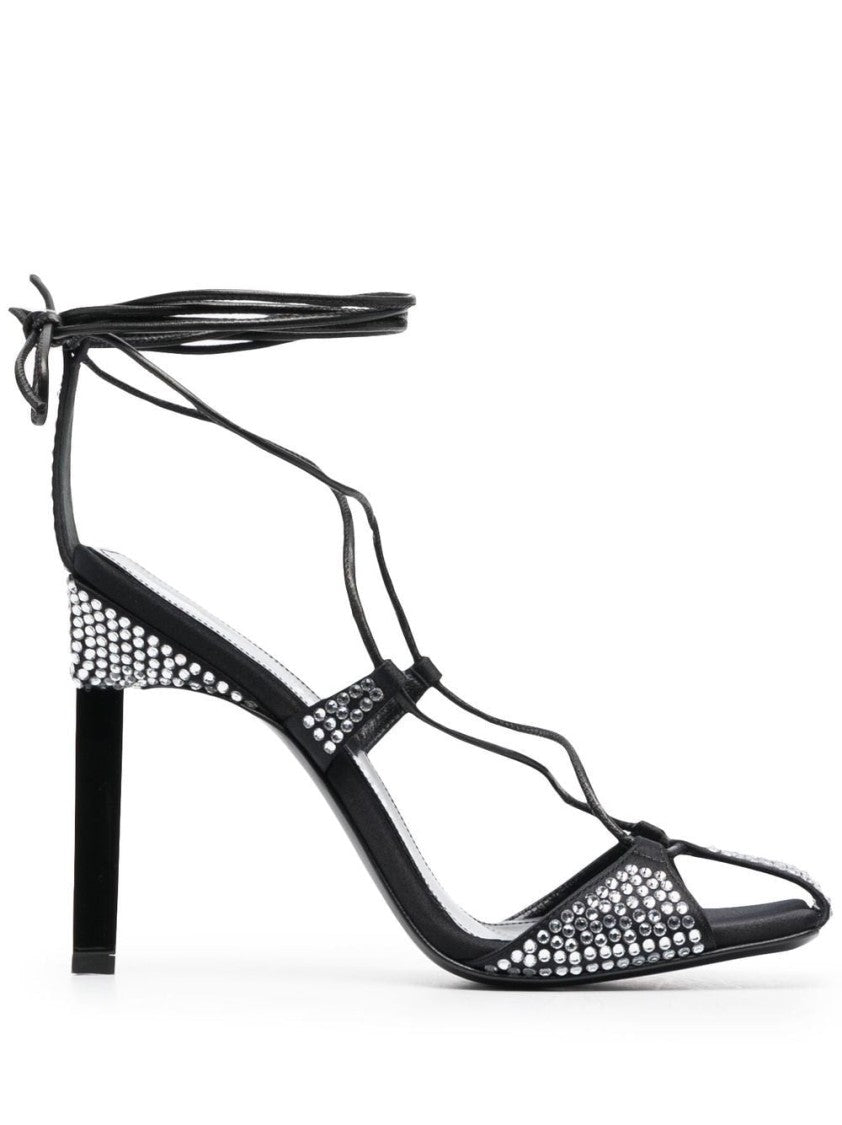 The Attico Adele 105Mm Crystal-Embellished Sandals