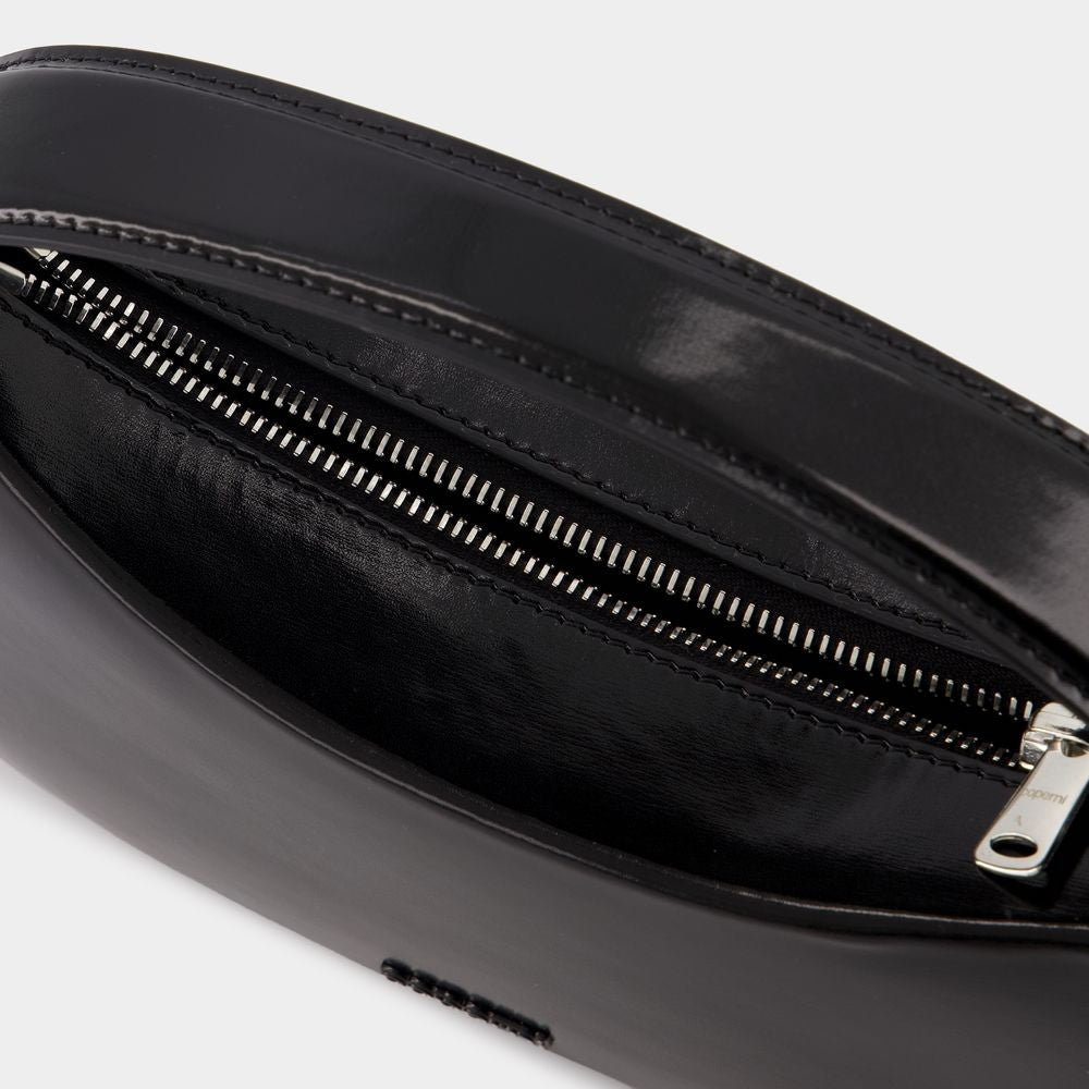 Coperni Small Sound Swipe Bag - Leather - Black