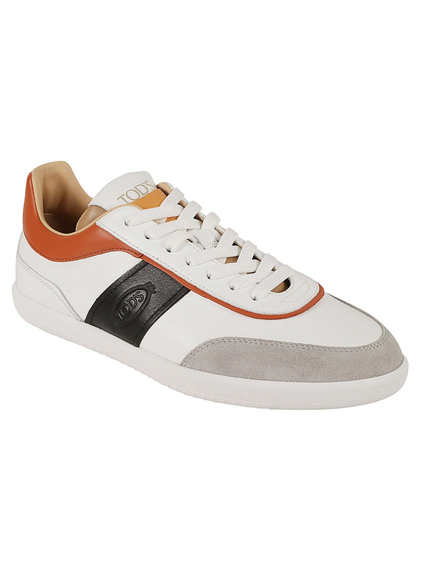 Tod's Smooth And Suede Sneakers