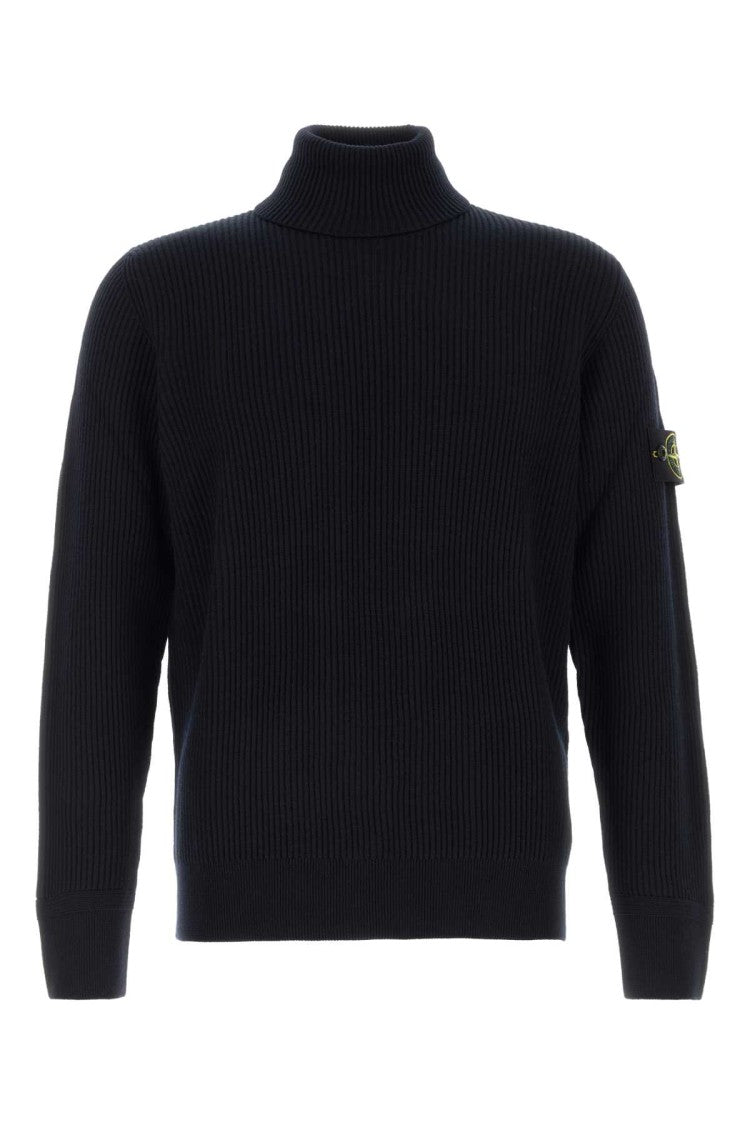Stone Island Midnight Blue Wool Sweater