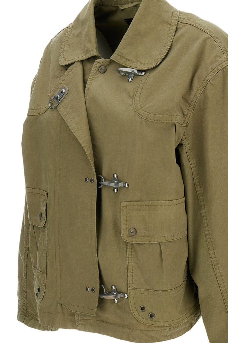 Fay 3 Ganci Cotton Canvas Jacket