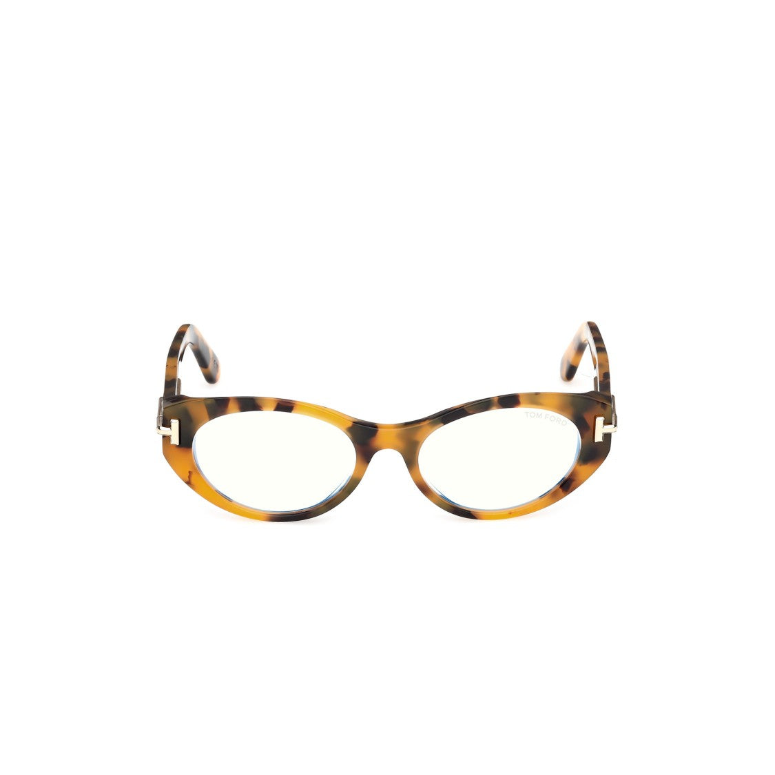 Tom Ford Ti5015-B Tortoiseshell Oval Frame Eyeglasses