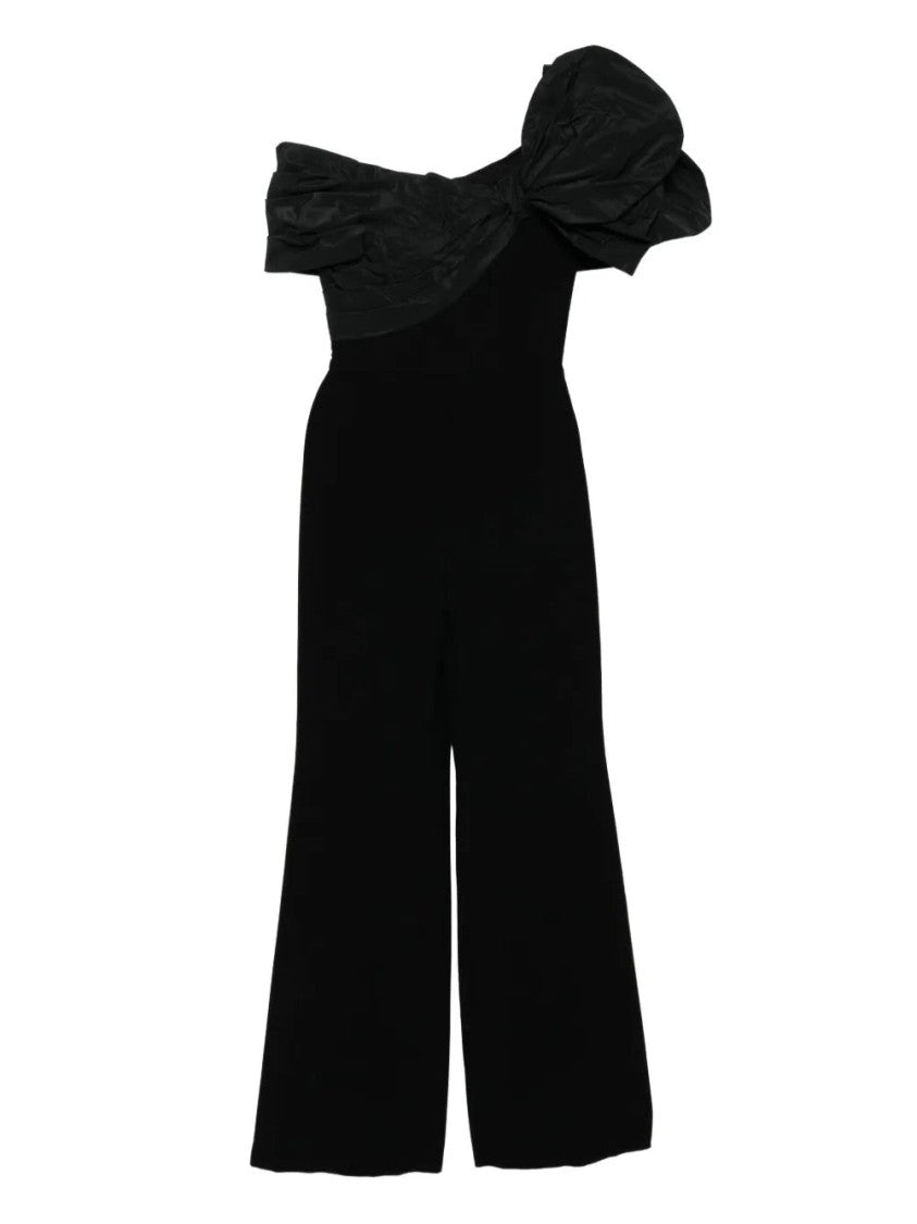 Saiid Kobeisy Draped Bow Jumpsuit