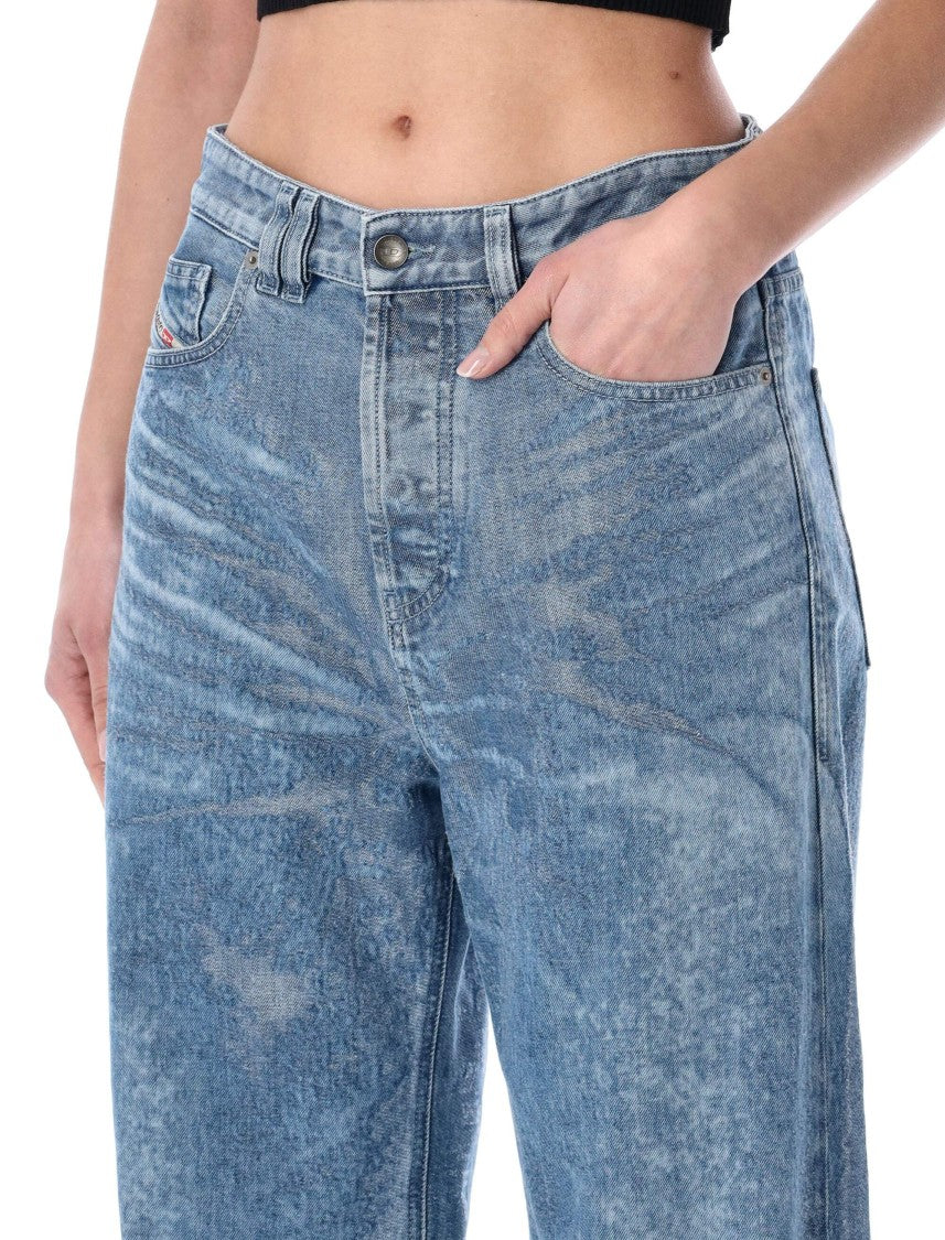 Diesel 1996 D Sire Relaxed Satin Denim Jeans