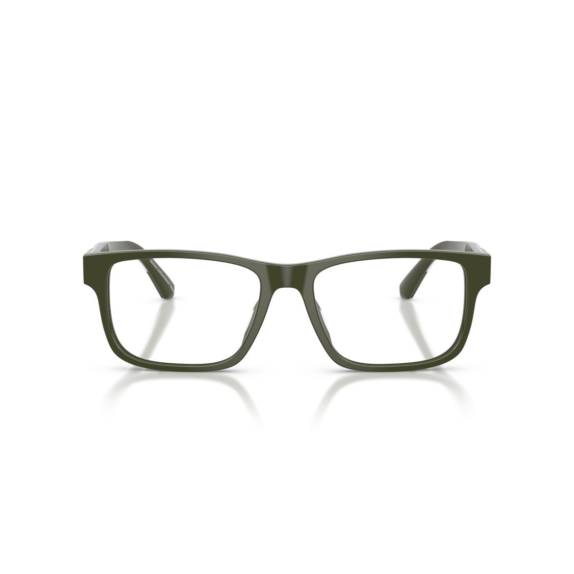 Emporio Armani 0Ea3265u Rectangular Olive Green Acetate Eyeglasses