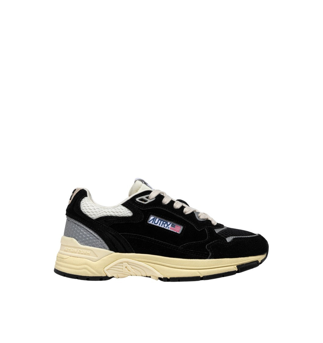 Autry Hyperway Lowsuede Mesh Black Silv Sneakers