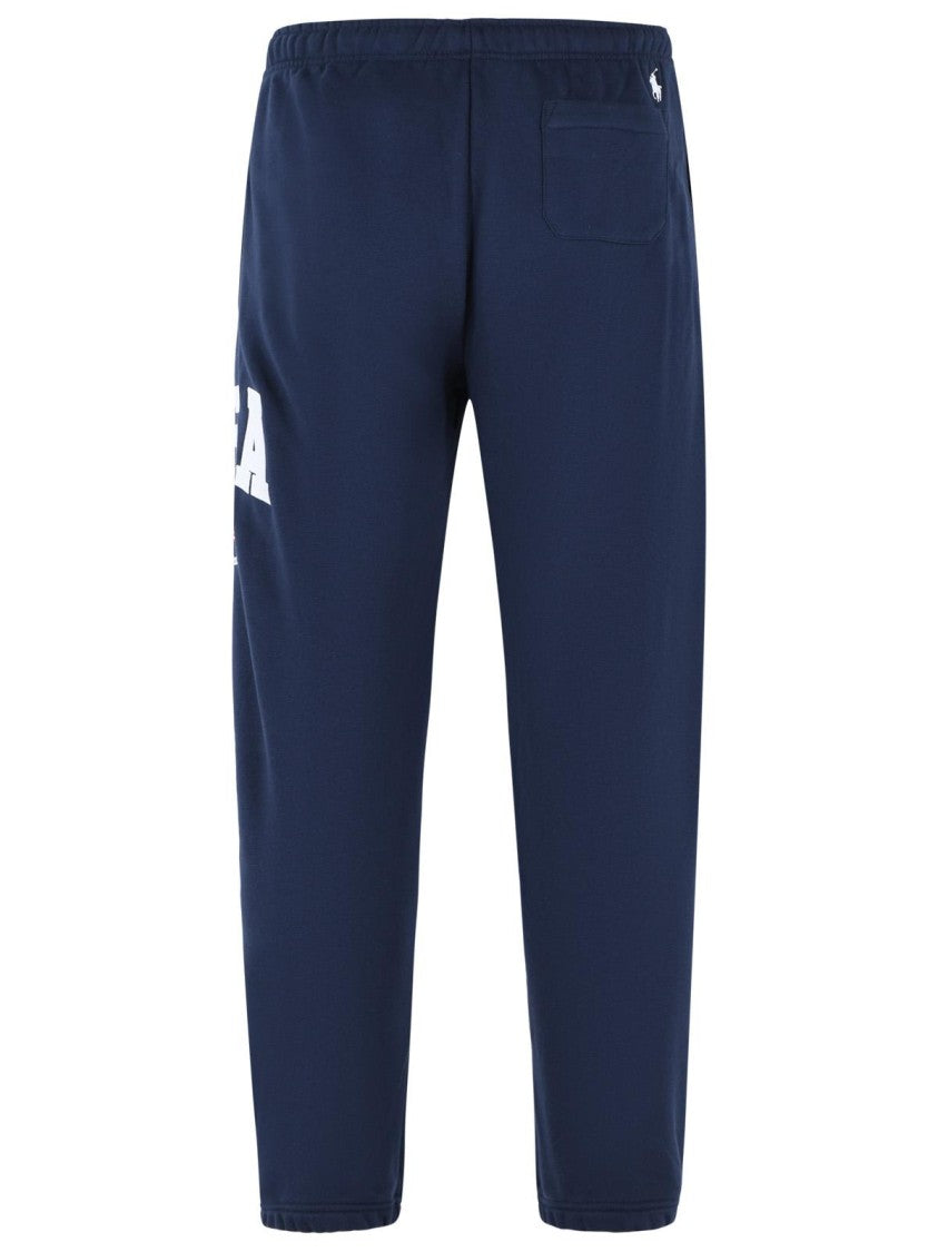 Polo Ralph Lauren Navy Cotton Blend Joggers