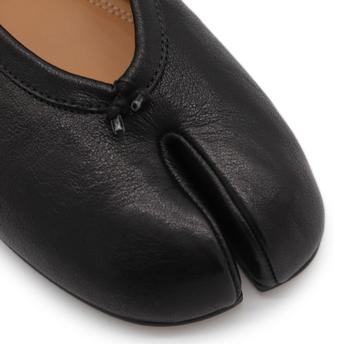 Maison Margiela Black Leather Flats