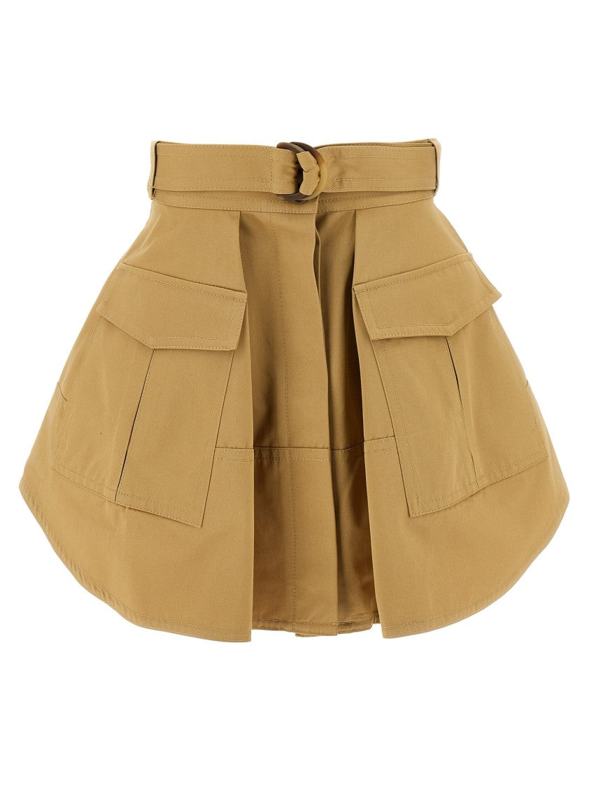Zimmermann Illuminte Cargo Mini' Skirt