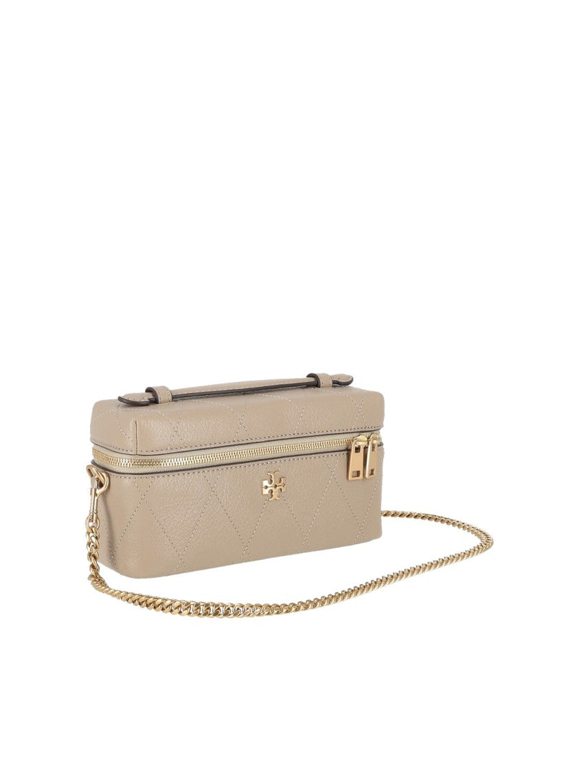 Tory Burch Charlie Quilted East-West Vanity Case