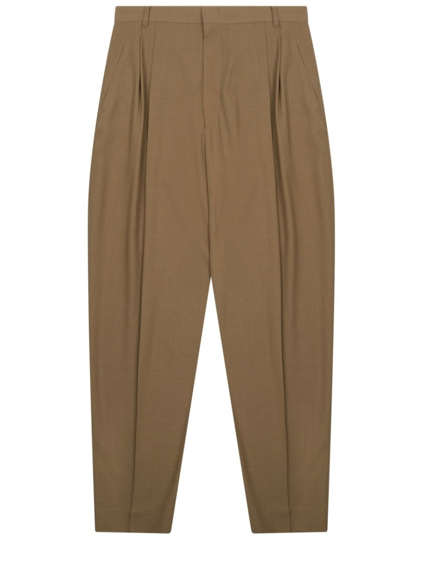 Celine High-Waisted Pleated Trousers With Tailored Silhouette