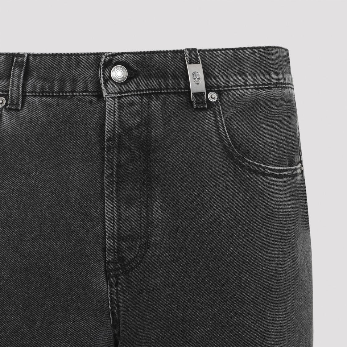 Alexander Mcqueen Flared Jeans With Cotton Fabric And Design