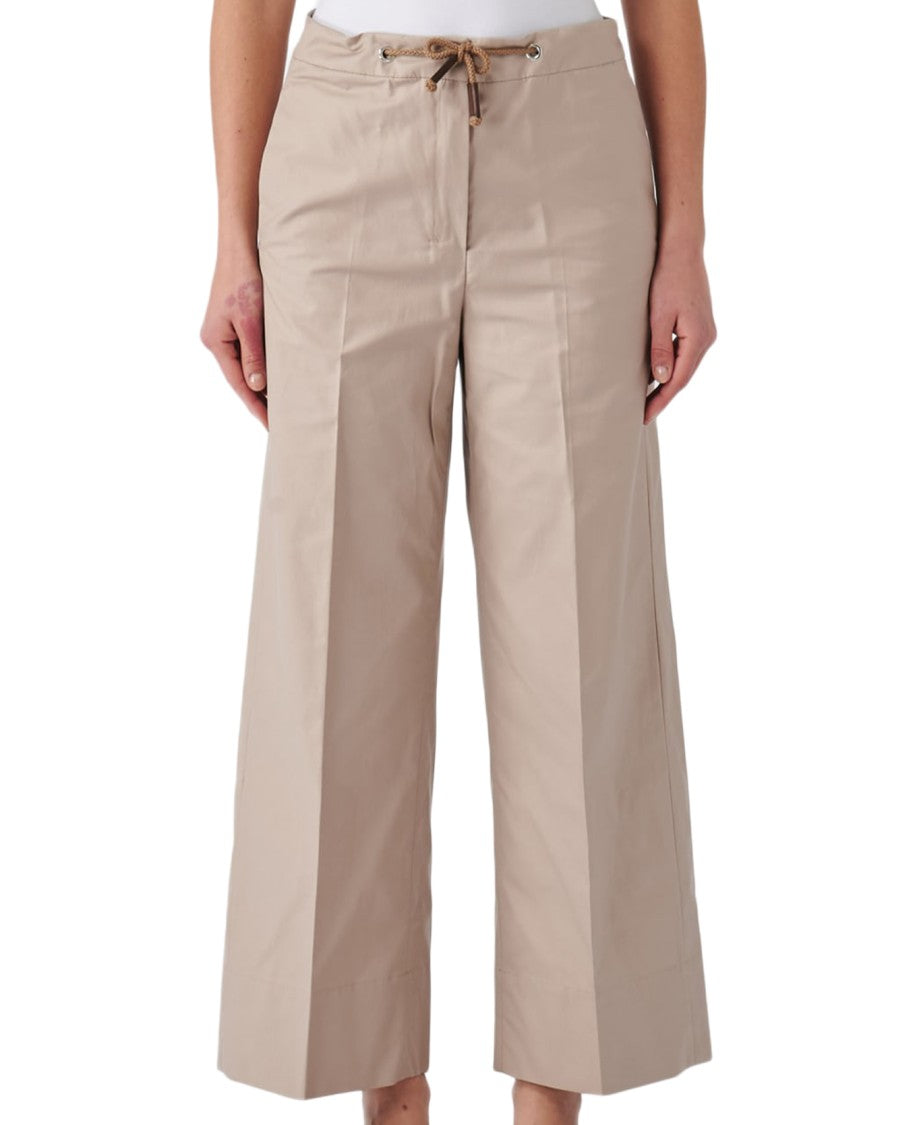 Max Mara Relaxed Fit Straight-Leg Pants With Drawstring Closure