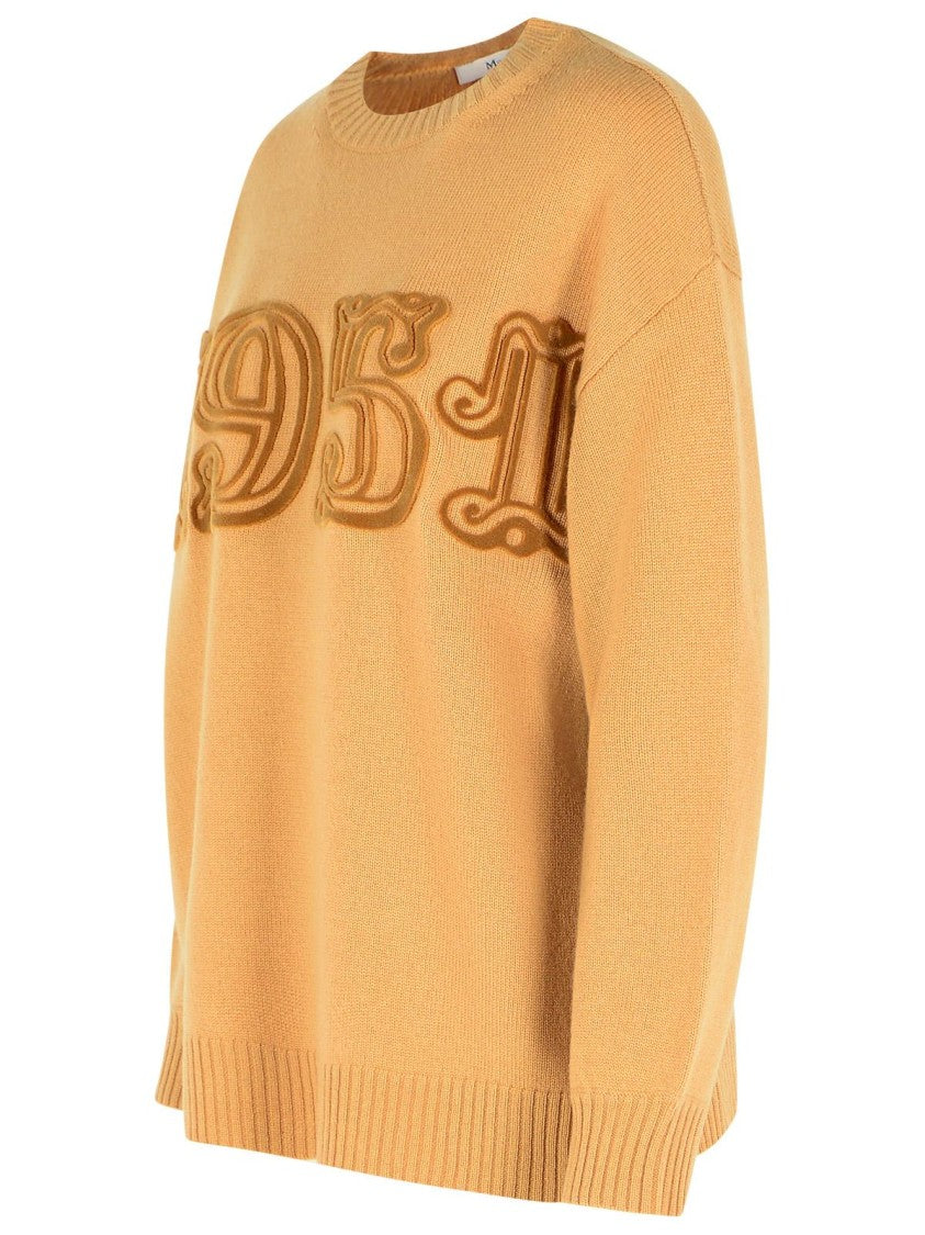 Max Mara Camel Wool And Cashmere Sweater