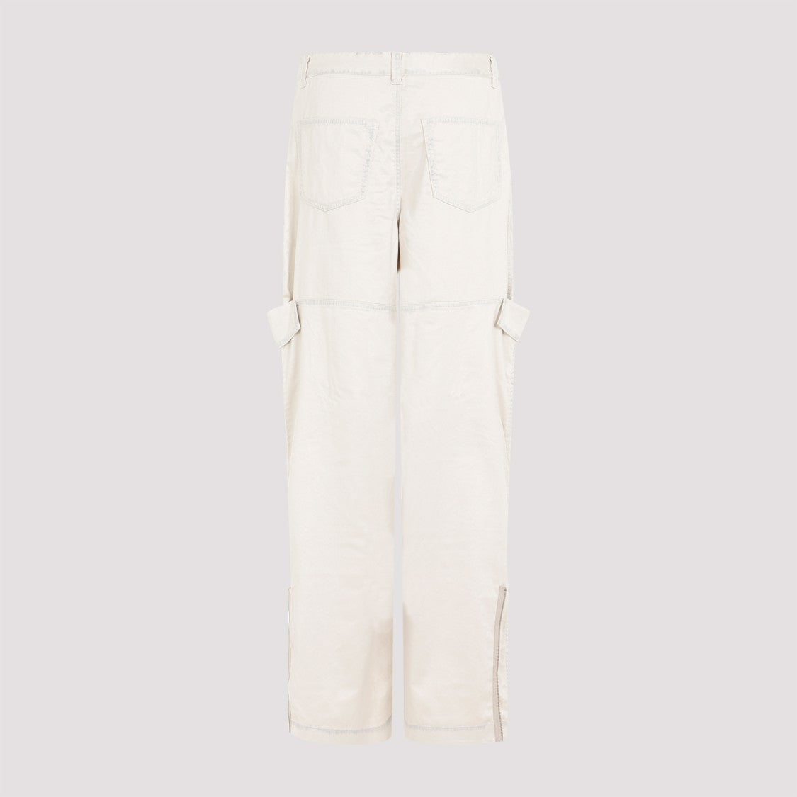 Acne Studios Beige Polyester Pants