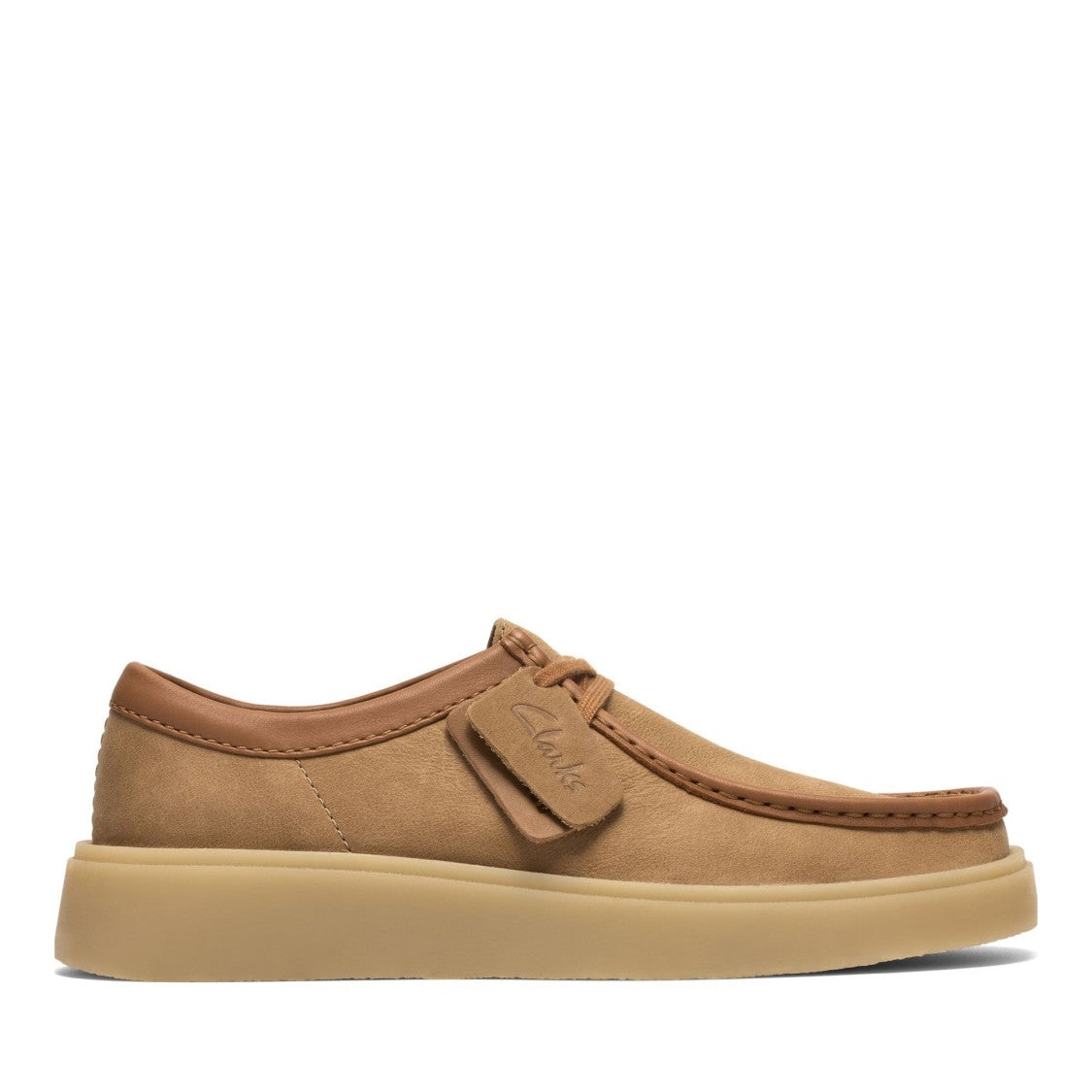 Clarks Torview G Brown Moccasin-Style Leather Sneakers