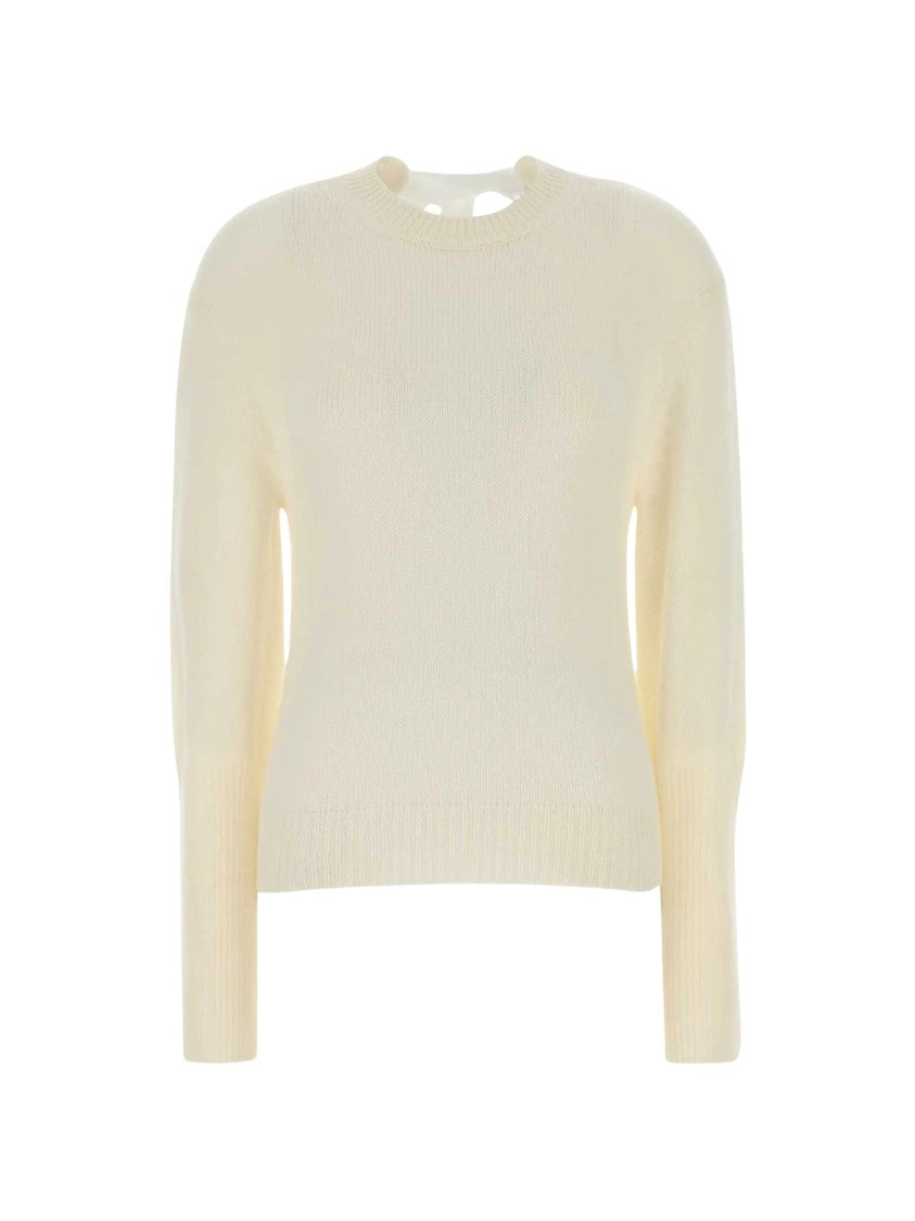 Lanvin Gros-Grain Knot Detail Cashmere Sweater