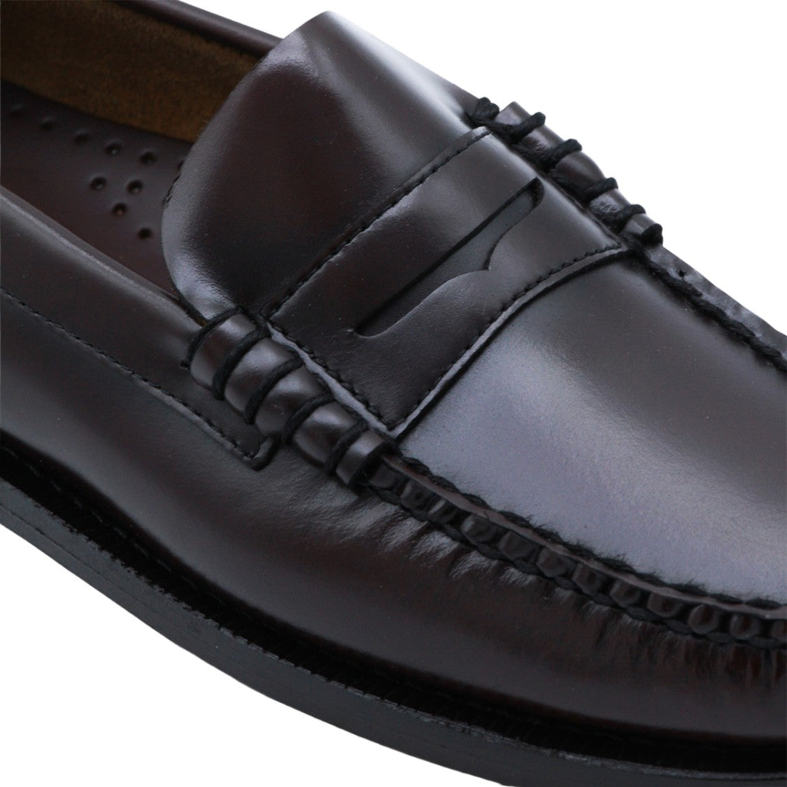 Sebago Polished Leather Loafer Flats