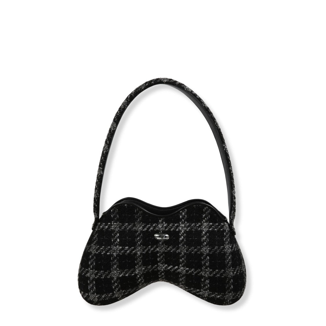 Diesel Double-Strap Structured Shoulder Bag With Textured Finish