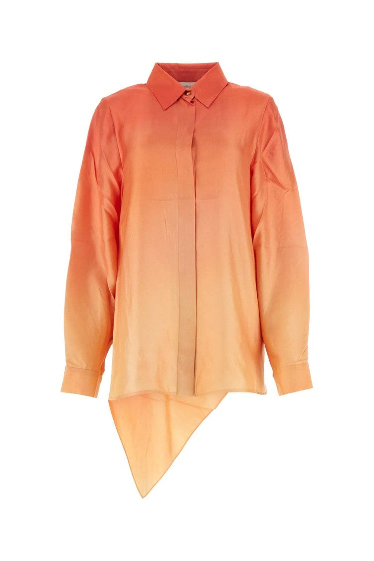 Zimmermann Two-Tone Silk Tranquillity Shirt