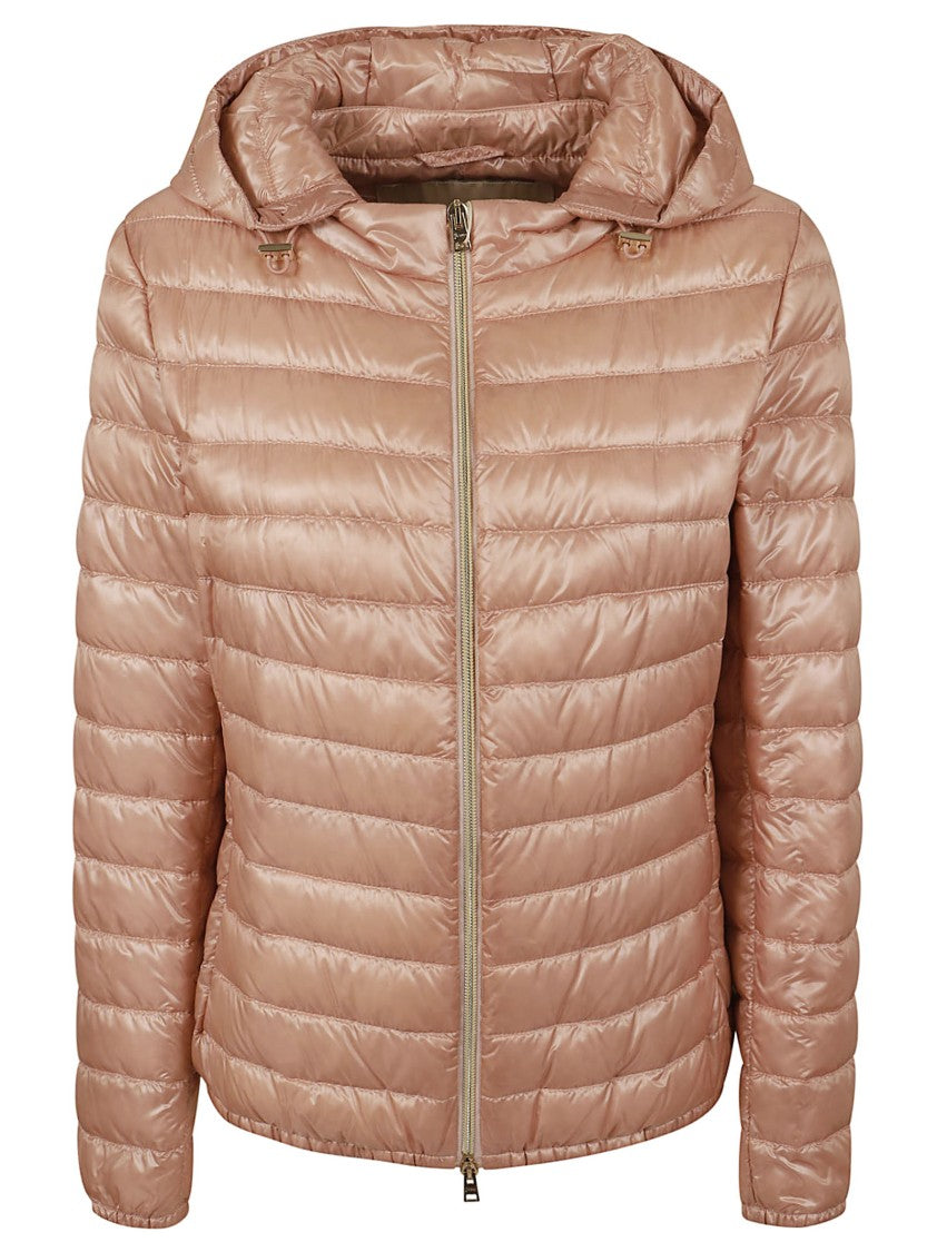 Herno Ultralight Nylon Bomber Jacket With Detachable Hood