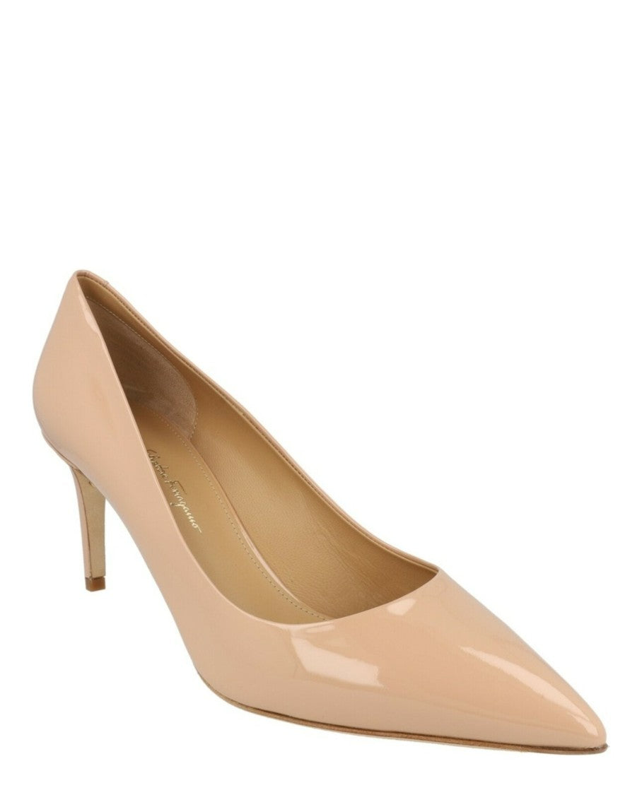 Ferragamo Ilary  Patent Leather Pumps - Narrow Width