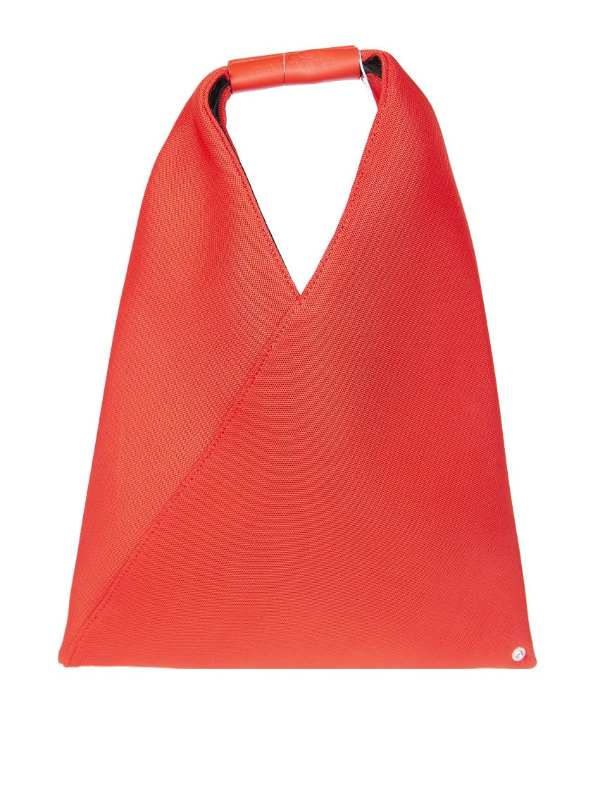Mm6 By Maison Margiela Red Small Japanese Diagonal Seam Handbag