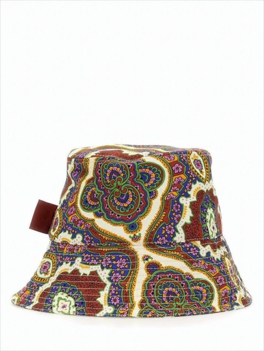 Etro Paisley Bucket Hat With Floral Motifs