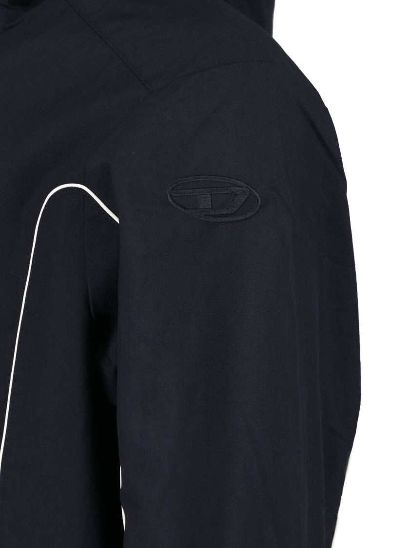 Diesel Black J-Hives Fabric Jacket
