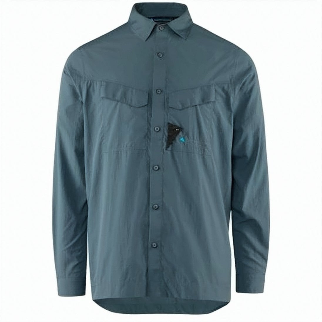 Klattermusen Long-Sleeve Casual Shirt With Structured Collar And Vented Yoke