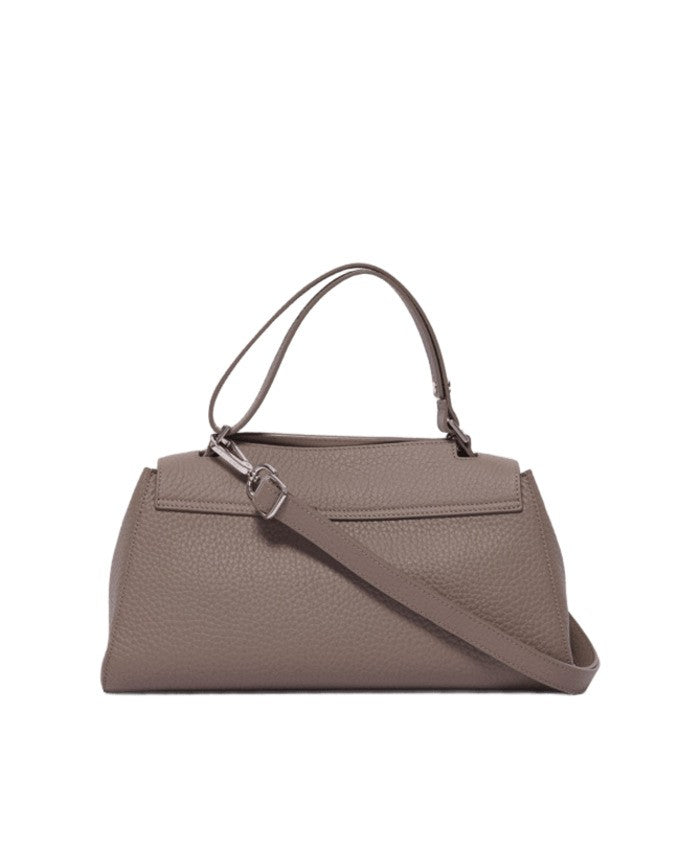 Orciani Beige Handbag With Adjustable Handle And Discreet Closure