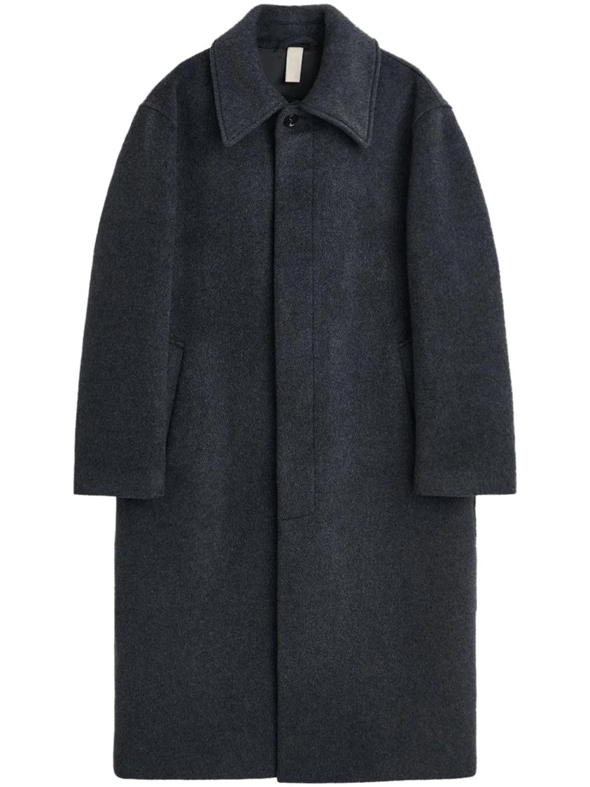 Sunflower Structured Winter Coat In Deep Anthracite Shade