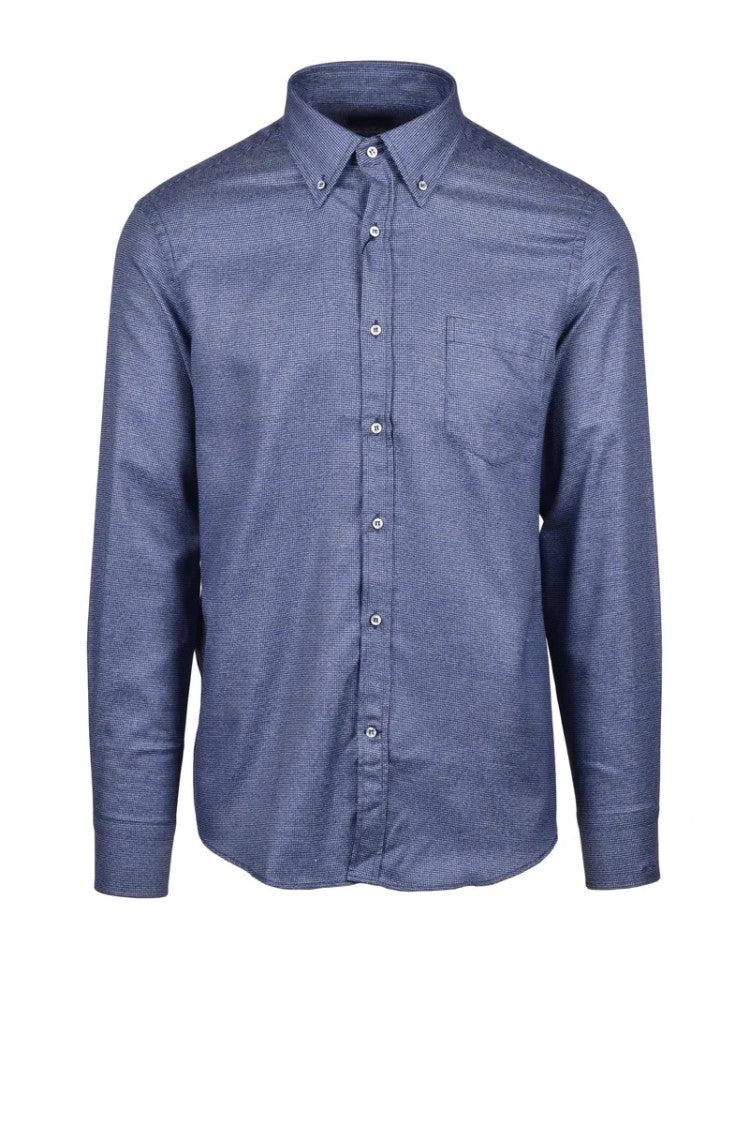 Paul & Shark Tailored Long-Sleeve Shirt With Button-Down Collar