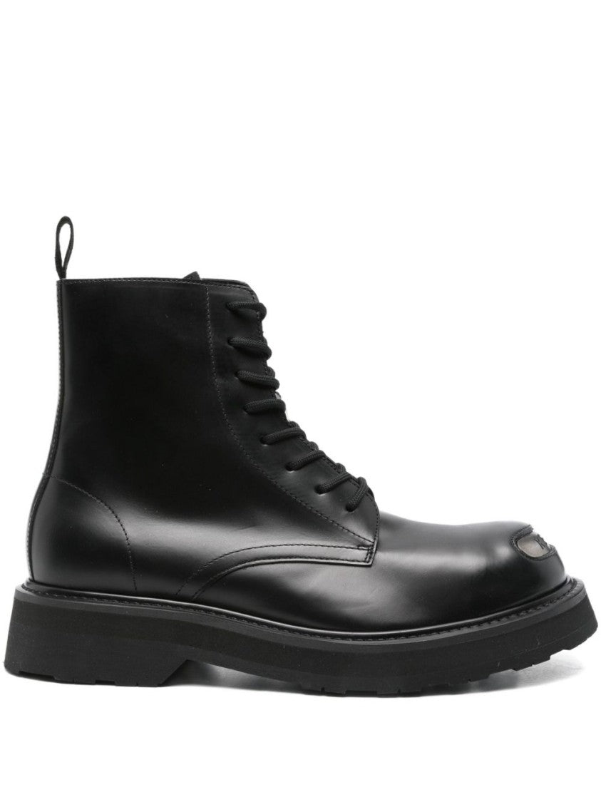 Kenzo Black Leather Boots