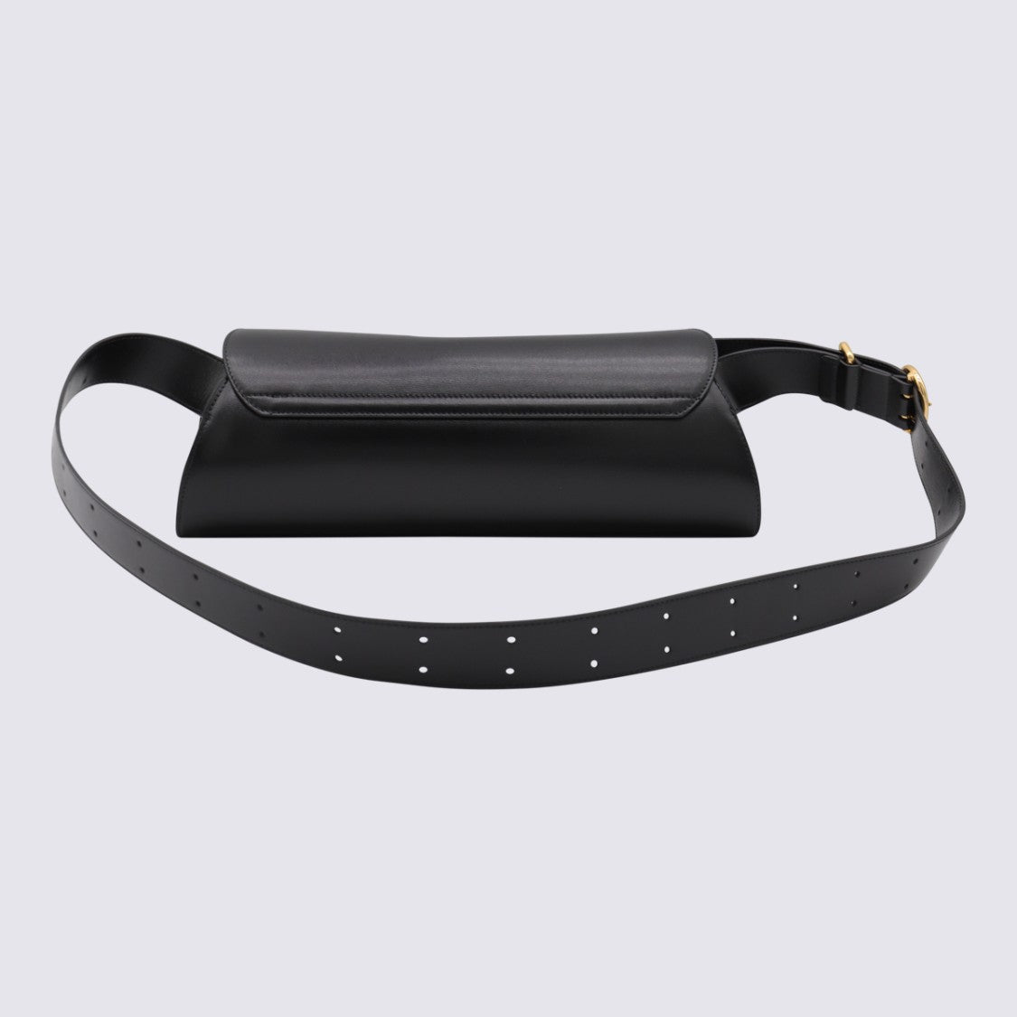 Jil Sander Curved Flap Belt Bag With Adjustable Strap