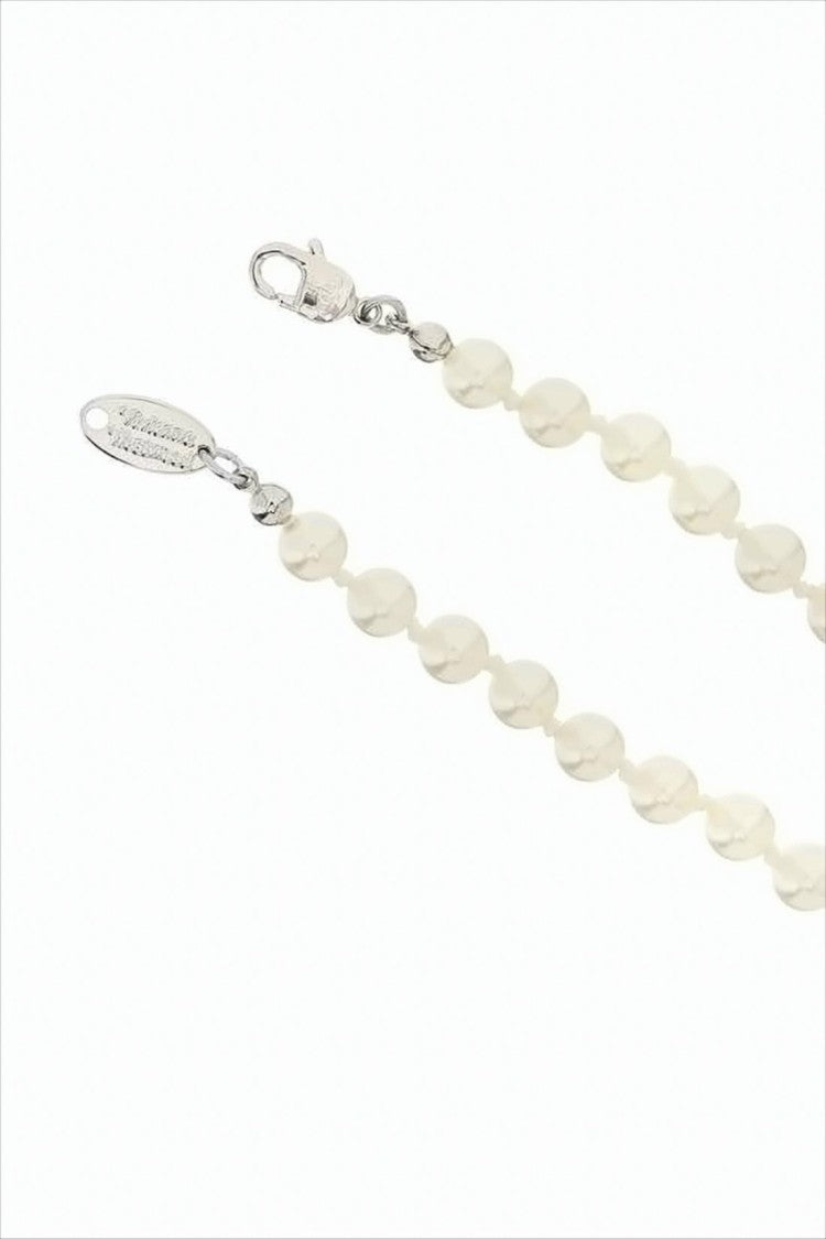 Vivienne Westwood String Bead Necklace With Unique Pendant Detail
