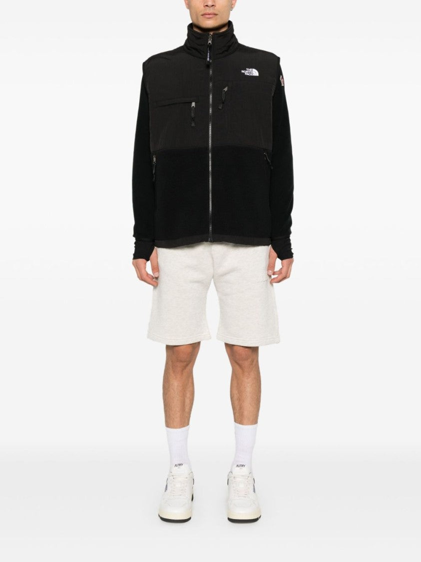 The North Face High Collar Black Fleece Zip Jacket