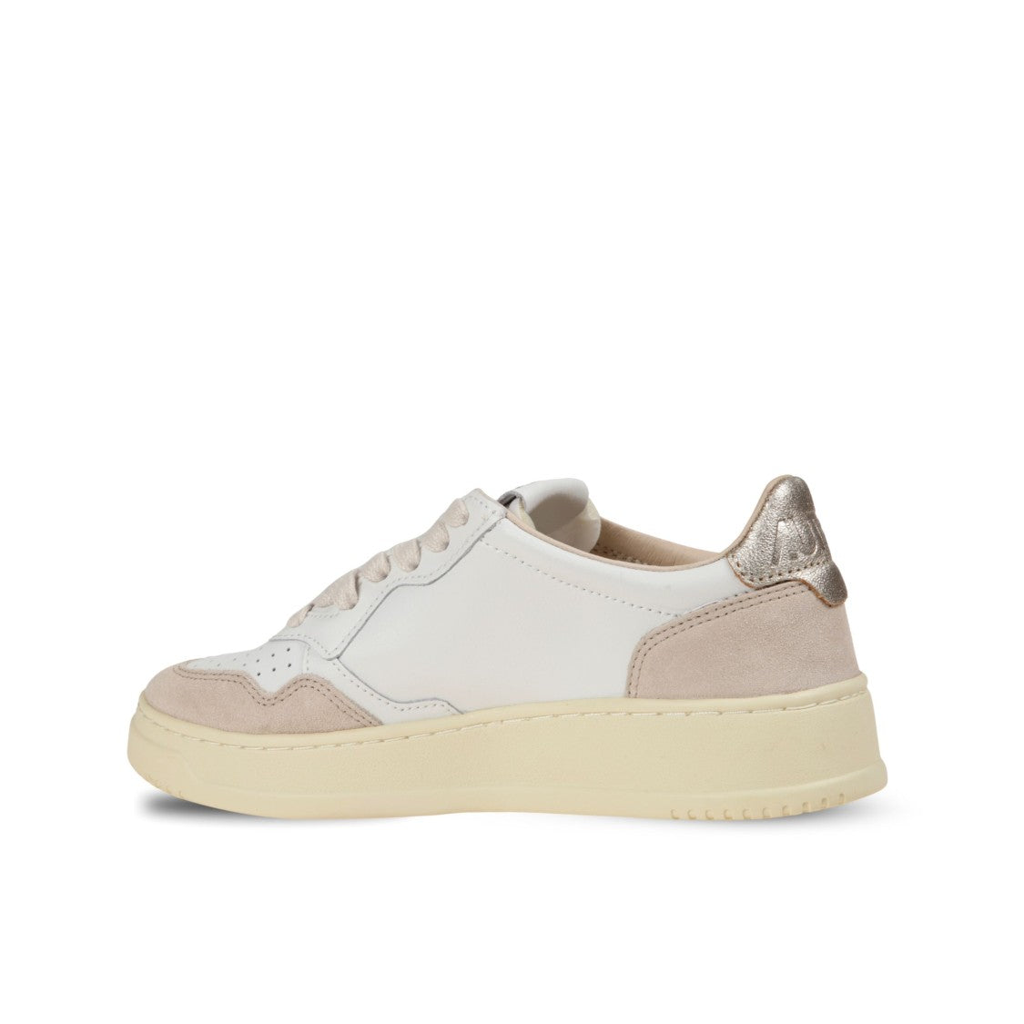 Autry Medalist Low Gold Metallic Sneakers