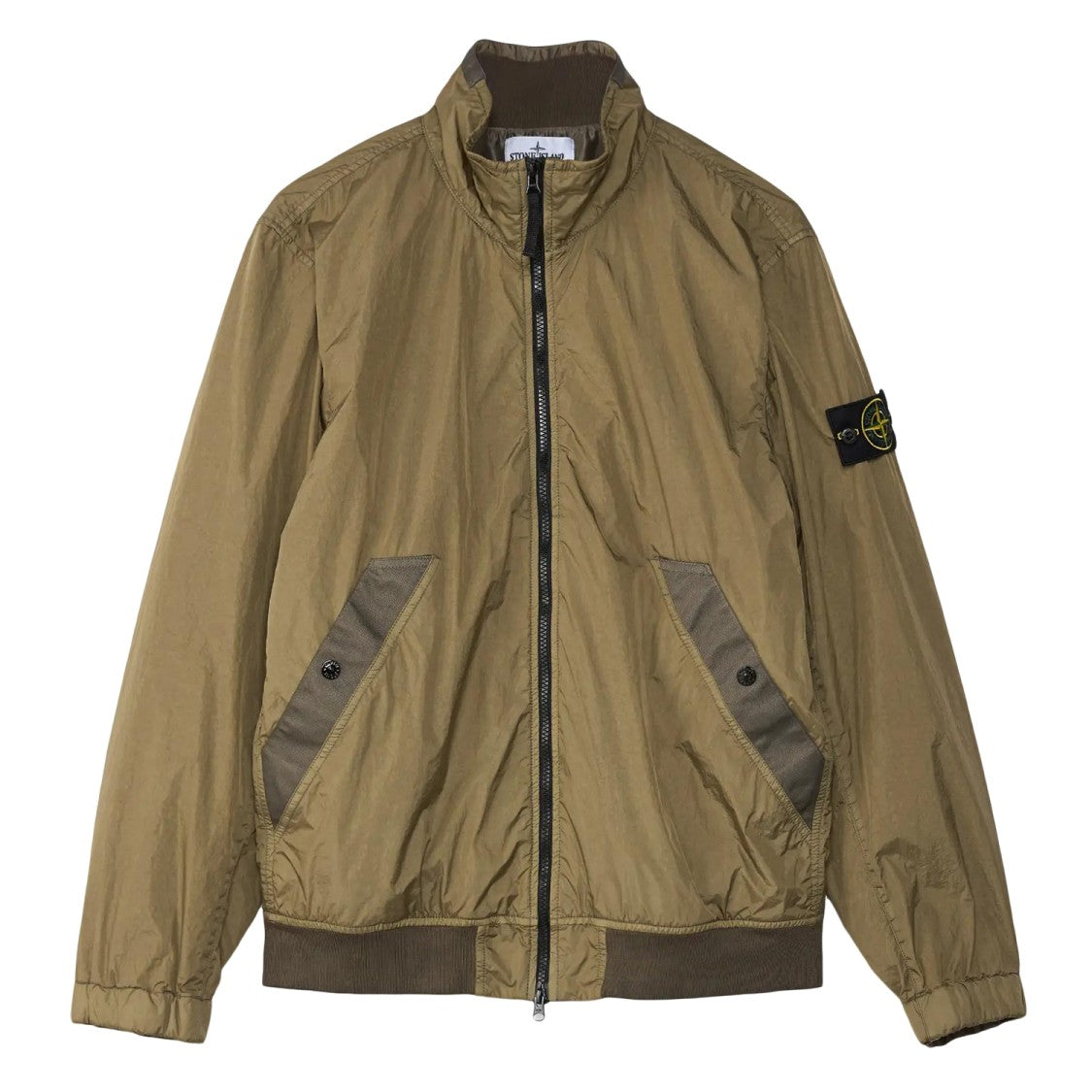 Stone Island Polyamide Outerwear In Green